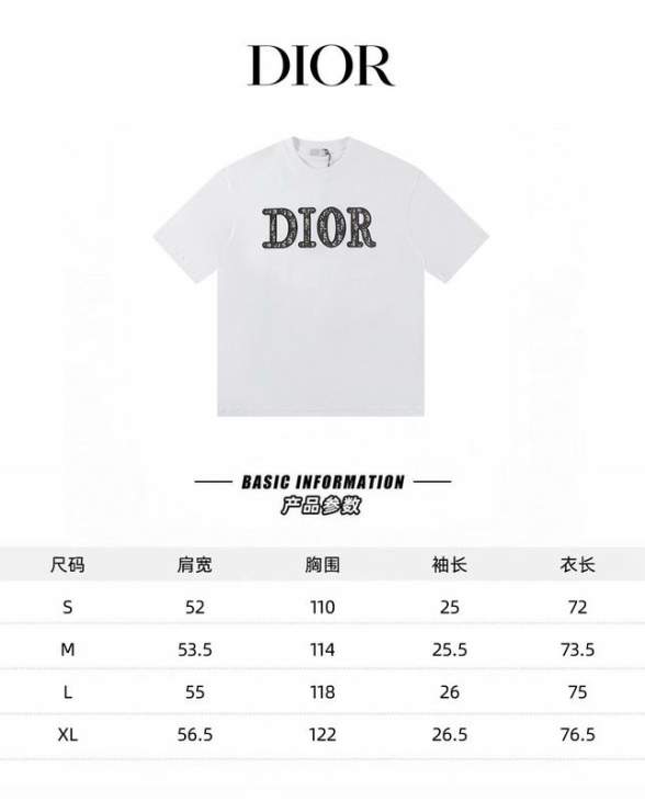 Dior T Shirts Short _SKUDiorS-XLautxW260415788